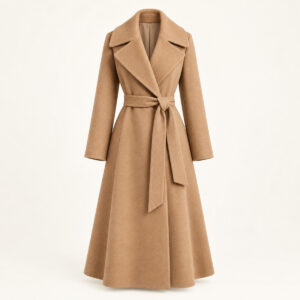 Camille Camel Wrap Coat